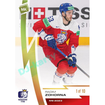 2023 MK reprezentace #075 Radim Zohorna Gold 1of10