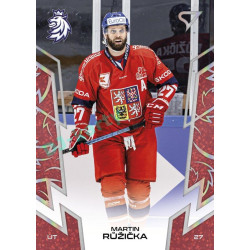 2024 Sportzoo Hokejové ČESKO #51 Martin Růžička Red