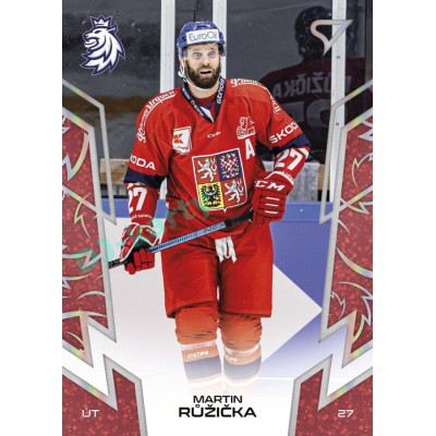 2024 Sportzoo Hokejové ČESKO #51 Martin Růžička Red