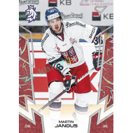 2024 Sportzoo Hokejové ČESKO #13 Martin Jandus Red