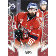 2024 Sportzoo Hokejové ČESKO #34 Roman Horák Red
