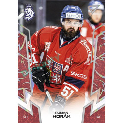 2024 Sportzoo Hokejové ČESKO #34 Roman Horák Red