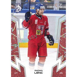 2024 Sportzoo Hokejové ČESKO #47 Radan Lenc Red