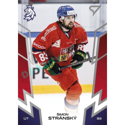 2024 Sportzoo Hokejové ČESKO #58 Šimon Stránský