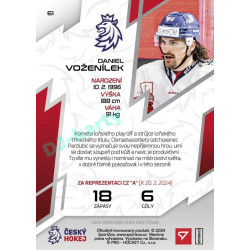 2024 Sportzoo Hokejové ČESKO #61 Daniel Voženílek