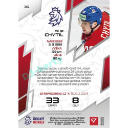 2024 Sportzoo Hokejové ČESKO #36 Filip Chytil