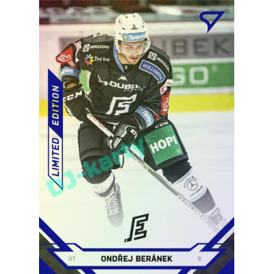 2021/22 Sportzoo TIPSPORT ELH Ondřej Beránek #190 Blue xx/99