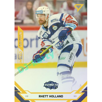 2021/22 Sportzoo TIPSPORT ELH Rhett Holland #114 Gold xx/19