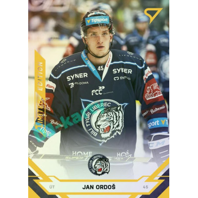 2021/22 Sportzoo TIPSPORT ELH Jan Ordoš #34 Gold xx/19