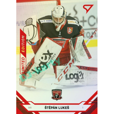 2021/22 Sportzoo TIPSPORT ELH Štěpán Lukeš #74 Red xx/49