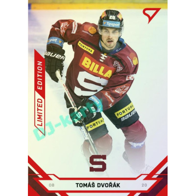 2021/22 Sportzoo TIPSPORT ELH Tomáš Dvořák #39 Red xx/49