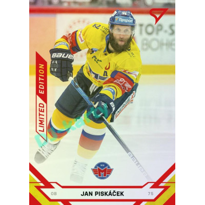 2021/22 Sportzoo TIPSPORT ELH Jan Piskáček #238 Red xx/49