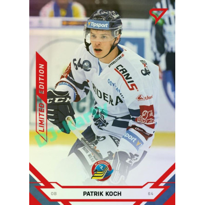 2021/22 Sportzoo TIPSPORT ELH Patrik Koch #167 Red xx/49