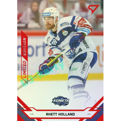 2021/22 Sportzoo TIPSPORT ELH Rhett Holland #114 Red xx/49