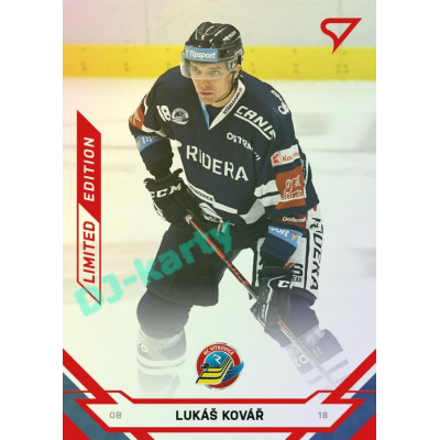 2021/22 Sportzoo TIPSPORT ELH Lukáš Kovář #168 Red xx/49