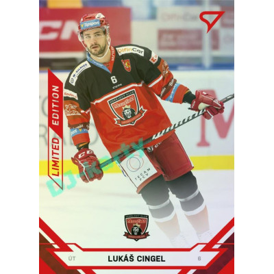 2021/22 Sportzoo TIPSPORT ELH Lukáš Cingel #79 Red xx/49
