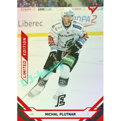 2021/22 Sportzoo TIPSPORT ELH Michal Plutnar #187 Red xx/49