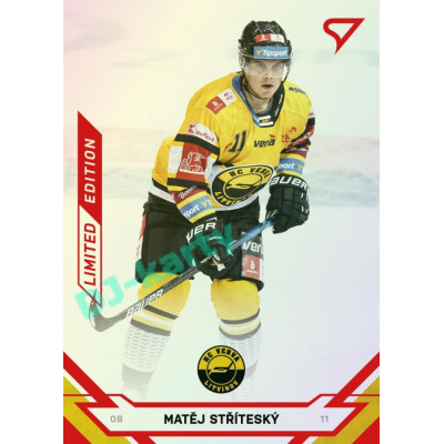 2021/22 Sportzoo TIPSPORT ELH Matěj Stříteský #205 Red xx/49