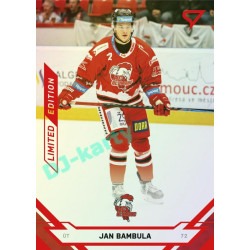 2021/22 Sportzoo TIPSPORT ELH Jan Bambula #135 Red xx/49