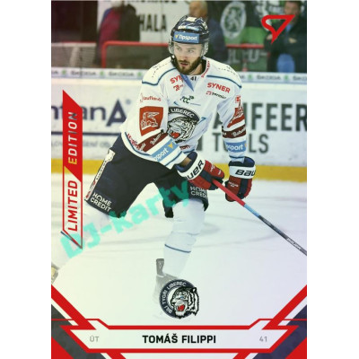 2021/22 Sportzoo TIPSPORT ELH Tomáš Filippi #29 Red xx/49