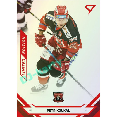 2021/22 Sportzoo TIPSPORT ELH Petr Koukal #83 Red xx/49