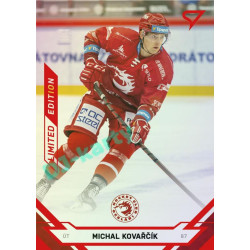 2021/22 Sportzoo TIPSPORT ELH Michal Kovařčík #12 Red xx/49
