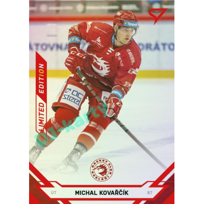 2021/22 Sportzoo TIPSPORT ELH Michal Kovařčík #12 Red xx/49