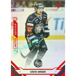 2021/22 Sportzoo TIPSPORT ELH Dávid Gríger #30 Red xx/49