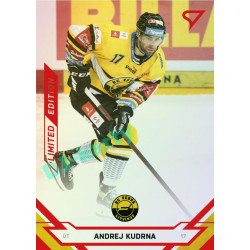 2021/22 Sportzoo TIPSPORT ELH Andrej Kudrna #210 Red xx/49