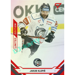 2021/22 Sportzoo TIPSPORT ELH Jakub Klepiš #32 Red xx/49