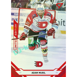2021/22 Sportzoo TIPSPORT ELH Adam Musil #104 Red xx/49