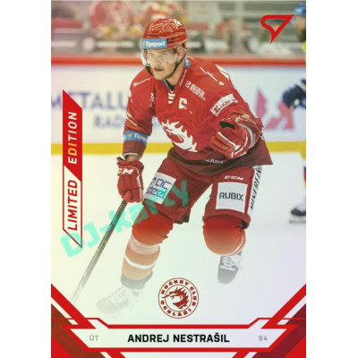 2021/22 Sportzoo TIPSPORT ELH Andrej Nestrašil #15 Red xx/49