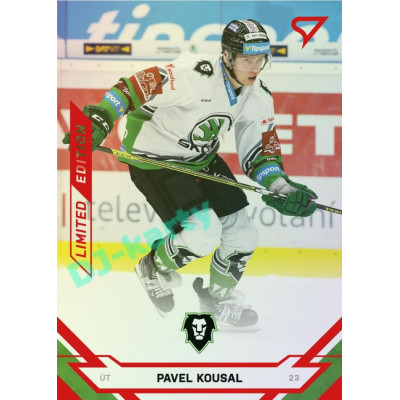 2021/22 Sportzoo TIPSPORT ELH Pavel Kousal #69 Red xx/49