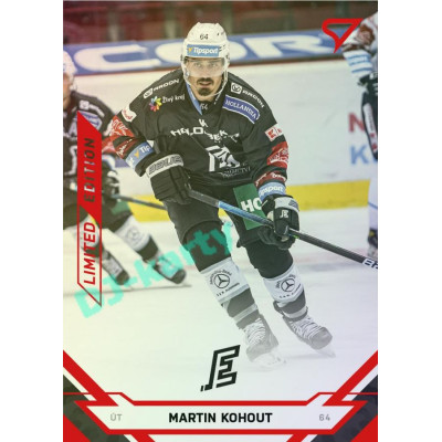 2021/22 Sportzoo TIPSPORT ELH Martin Kohout #195 Red xx/49