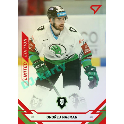 2021/22 Sportzoo TIPSPORT ELH Ondřej Najman #70 Red xx/49