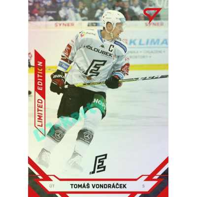 2021/22 Sportzoo TIPSPORT ELH Tomáš Vondráček #198 Red xx/49