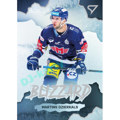 2022/23 Sportzoo ELH 1. série #BL-08 Martins Dzierkals Blizzard