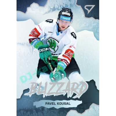 2022/23 Sportzoo ELH 1. série #BL-12 Pavel Kousal Blizzard
