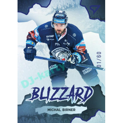2022/23 Sportzoo ELH 1. série #BL-20 Michal Birner Blizzard Limited Blue xx/60