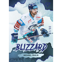 2022/23 Sportzoo ELH 1. série #BL-21 Michael Frolík Blizzard Limited Blue xx/60