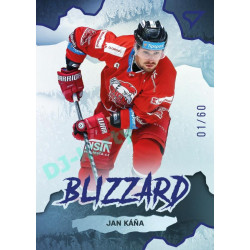 2022/23 Sportzoo ELH 1. série #BL-27 Jan Káňa Blizzard Limited Blue xx/60