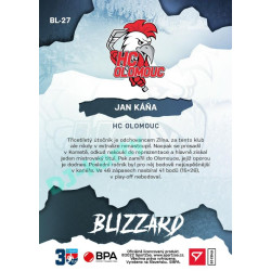 2022/23 Sportzoo ELH 1. série #BL-27 Jan Káňa Blizzard Limited Red xx/30