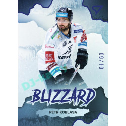 2022/23 Sportzoo ELH 1. série #BL-32 Petr Koblasa Blizzard Limited Blue xx/60