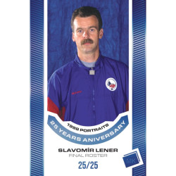 2023 MK reprezentace #P-24 Slavomír Lener 1998 Portraits - 25 years anniversary BLUE xx/25