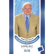 2023 MK reprezentace #P-28 Karel Gut 1998 Portraits - 25 years anniversary BLUE 16/25