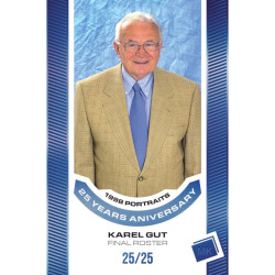 2023 MK reprezentace #P-28 Karel Gut 1998 Portraits - 25 years anniversary BLUE 16/25