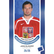 2023 MK reprezentace #P-30 Jan Hlaváč 1998 Portraits - 25 years anniversary BLUE 3/25