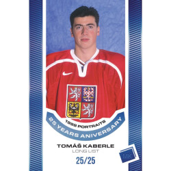 2023 MK reprezentace #P-39 Tomáš Kaberle 1998 Portraits - 25 years anniversary BLUE 16/25