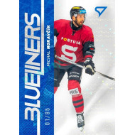2024/25 Sportzoo ELH 1. serie #BL-09 Michal Moravčík Blueliners Holo Ice xx/85