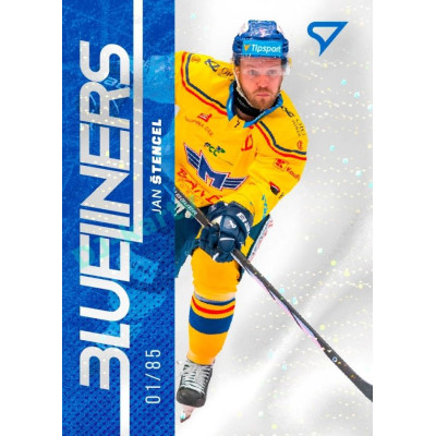 2024/25 Sportzoo ELH 1. serie #BL-17 Jan Štencel Blueliners Holo Ice xx/85
